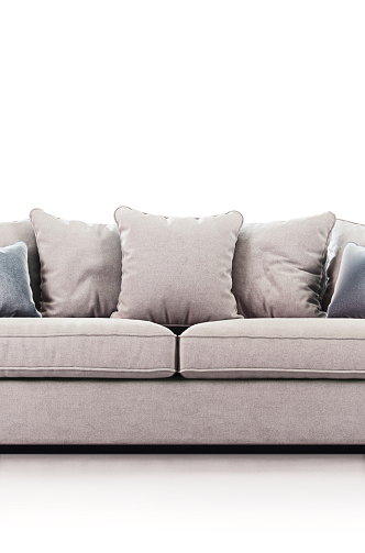 Modern Double Sofa Brand Three-Seat Sofa 3d model