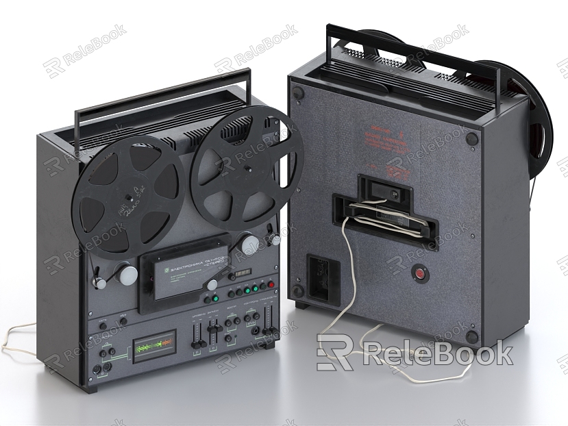 tape recorder radio movie projector model