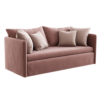 Double sofa 3d model