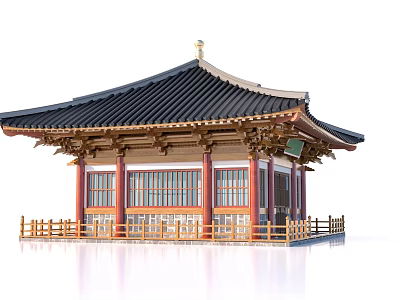 3D Model of Chinese Ancient Pavilion 3d model