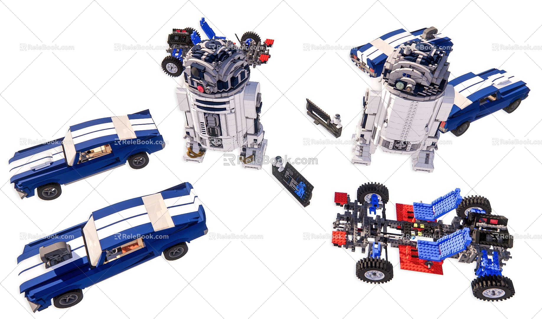 Children's Toys Lego Building Blocks Robot Lego Star Wars Robot Building Blocks Toys Lego Toys Building Blocks 3d model