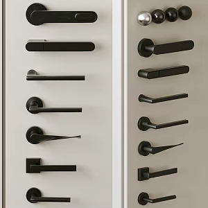 Modern Door Handle 3d model