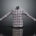 Casual Plaid Shirt For Men With Long Sleeves Classic Collar And Modern Style