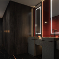 Hotel Toilet Modern Toilet 3d model