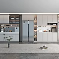 Modern Sideboard Wine Cabinet Dining Cabinet 3d model