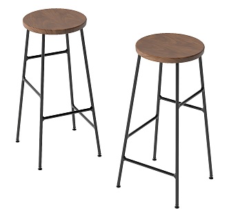 Modern Bar Stool 3d model