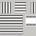 Grille lamp embedded grille lamp 3d model