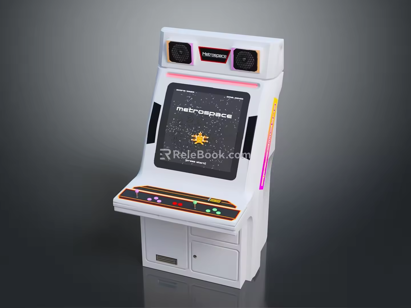 Modern game machine large game machine coin-operated game machine arcade 3d model