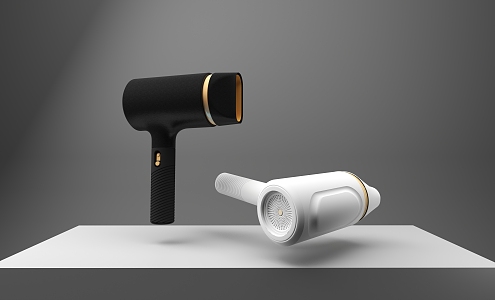 Modern Hair Dryer Xiaomi Hair Dryer 3d model