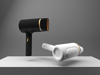 Modern Hair Dryer Xiaomi Hair Dryer 3d model