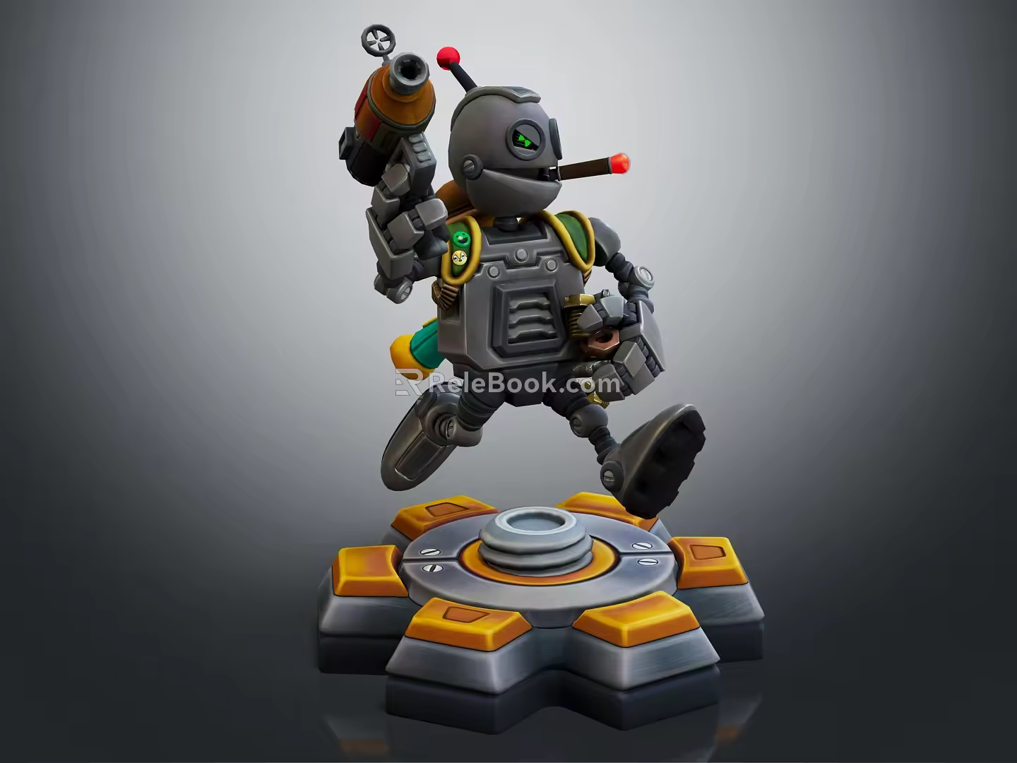 Modern Robot Warrior 3d model