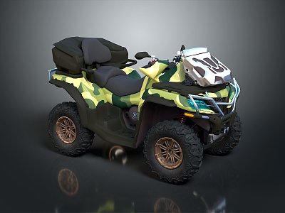 All Terrain Vehicle Toy Vehicle Four-wheeler Beach Bike Four-wheel Motorcycle Mountain Bike Off-road Mountain Bike ATV 3d model