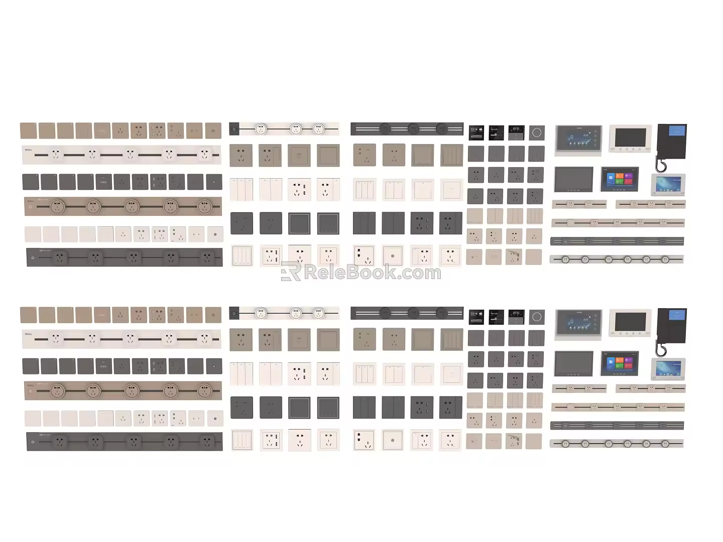 Hardware switch panel 3d model