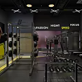 Fitness Gym With Modern Interior Workout Equipment And Do It Motivation Slogan
