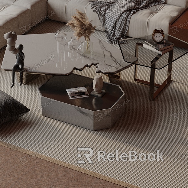 Modern coffee table model