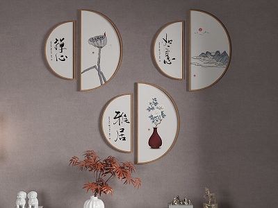 New Chinese Decorative Painting Hanging Painting model