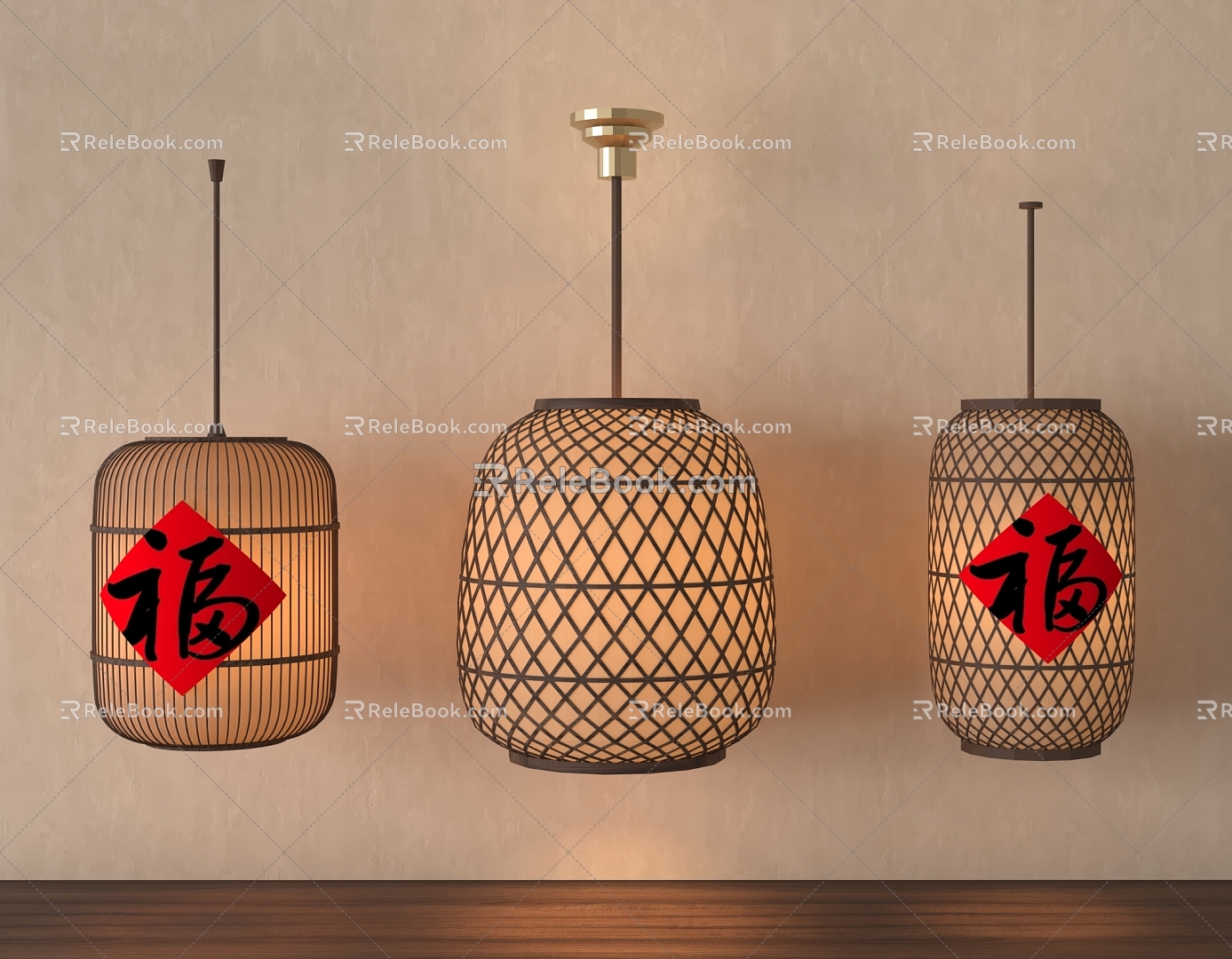 New Chinese Lantern 3d model