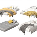 Modern Children's Bed Children's Bed Single Bed 3d model