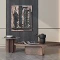 Middle Ancient Style Coffee Table 3d model
