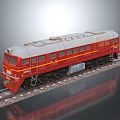 Modern Train Light Rail Subway High Speed Rail 3d model
