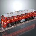 Modern Train Train Light Rail Subway High Speed Rail 3d model