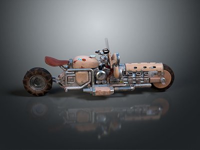 Motorcycle Two-wheeled Motorcycle Cross-country Motorcycle Road Race Motorcycle Motor Vehicle Transport 3d model