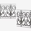 Ornate Wrought Iron Railings With Intricate Scrollwork And Decorative Patterns