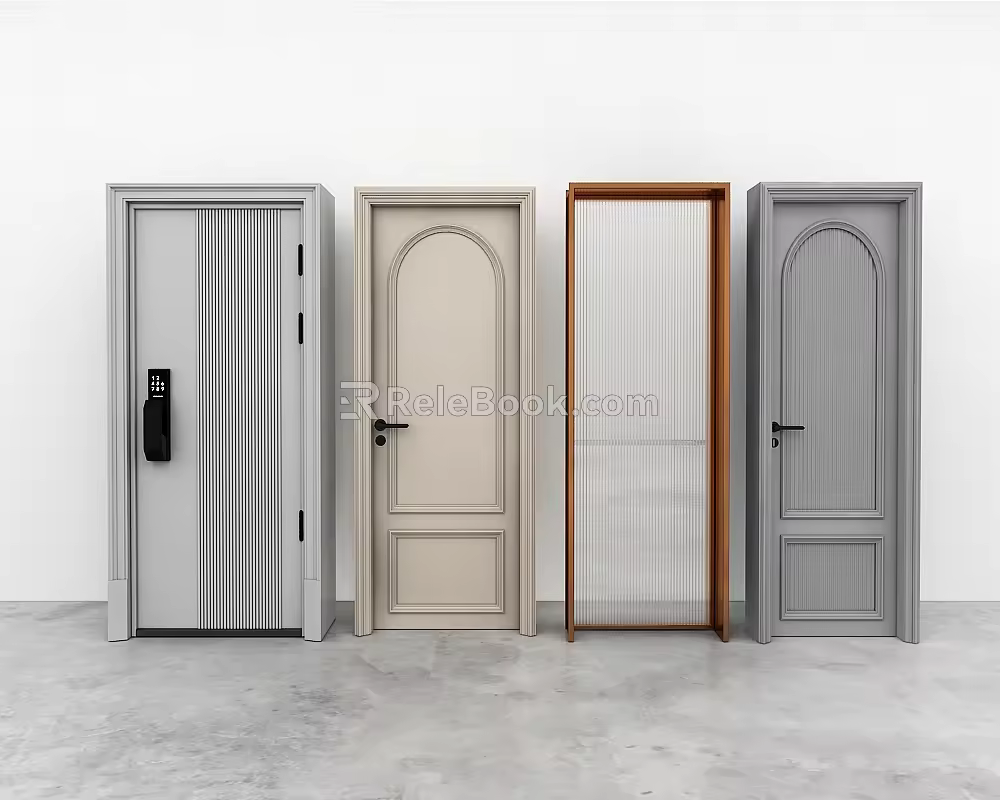 Door combination 3d model