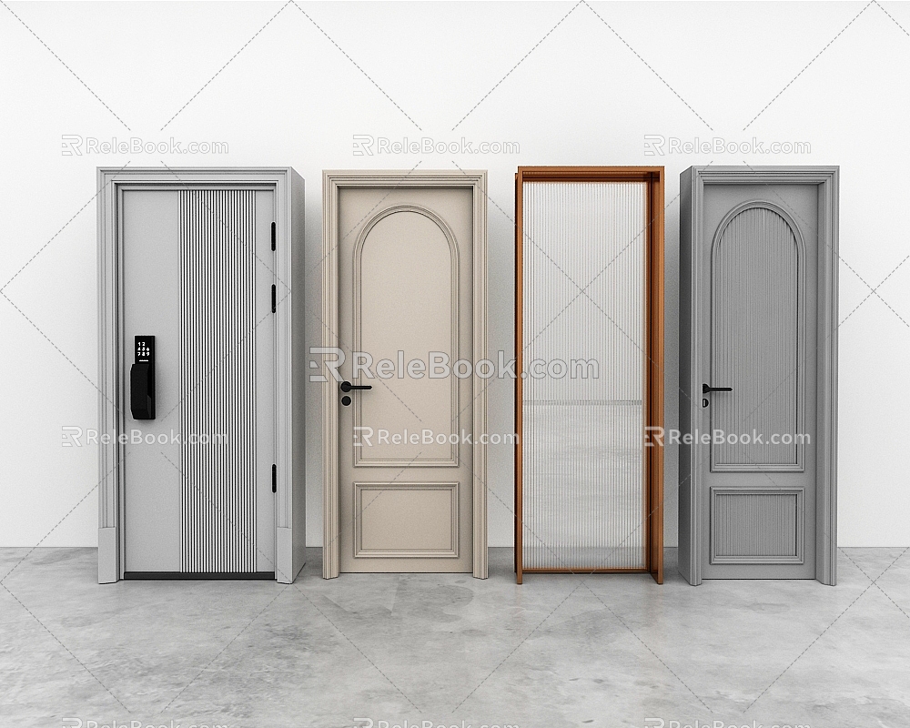 Door combination 3d model