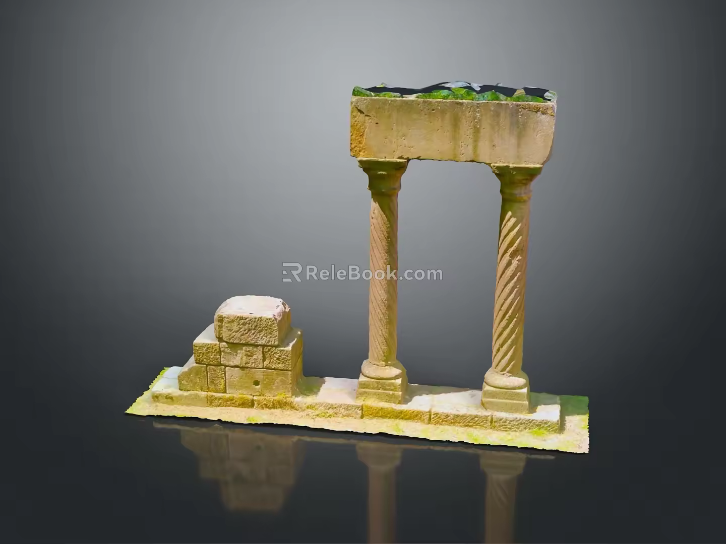 Columns Stone Columns Stone Columns Old Columns Roman Columns Roman Columns Classical Columns Greek Columns 3d model