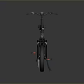 Black MATE Bicycle With Modern Sleek Frame And Stylish Wheels For Urban Use