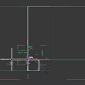 Modern Fire Station Exterior Building With Red Garage Doors And Parking Area