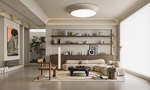 The Silent Living Room 3d model