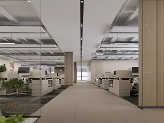 Office Area 3d model