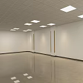 Modern Conference Room Interior With Large Windows Long Table Computers Chairs And TV Screen