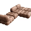 Modern Multiplayer Sofa Leather Sofa Module Sofa Backrest Sofa Corner Sofa 3d model