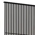 Modern grille screen partition 3d model