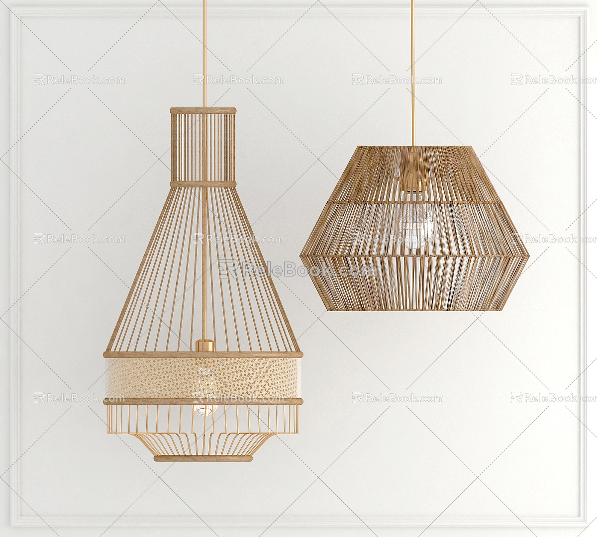 Chandelier Chinese Chandelier Vine Chandelier Bamboo Chandelier 3d model