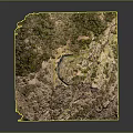 Natural Mountainous Landscape With Hilly Terrain Green Vegetation And Earthy Textures