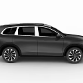 Modern Black SUV Featuring Sleek Body Design Alloy Wheels And LED Headlights 3d model