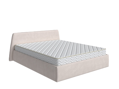 Nordic Simple Double Bed Double Bed Simple Double Bed Pillow Simple Bed Mattress 3d model