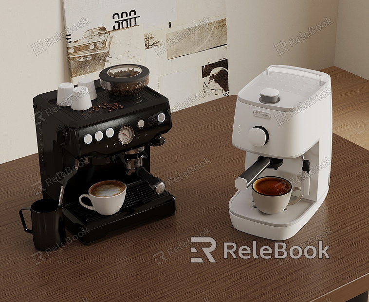 Modern coffee machine model