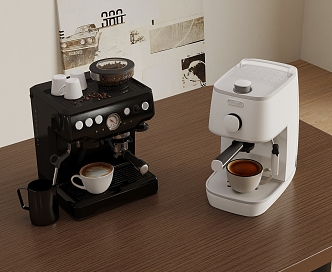 Modern coffee machine 3d model