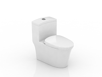 Modern toilet seat 3d model