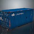 Container Cargo Box Cargo Box Tin Box 3d model