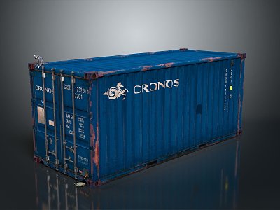 Container Cargo Box Cargo Box Tin Box 3d model