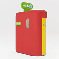 Colorful Red Yellow Portable Toilet Cabins With Toilet Signs And User