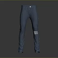 Blue Denim Slim Fit Jeans With Distressed Knee Detail For Casual Style