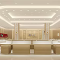 Modern Jewelry Store Interior Design With Wooden Display Cases Bright Counters And Lighting