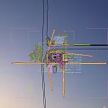Birds Eye View Planning of High Rise Residential Community With Greenery and River